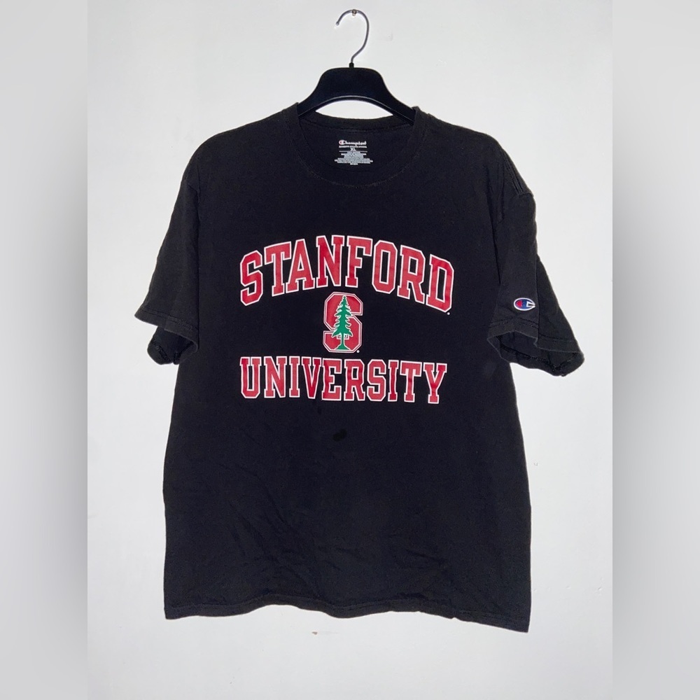 Stanford University Merch Tee XL Oversized UNI  Champion Athletic Apparel​​